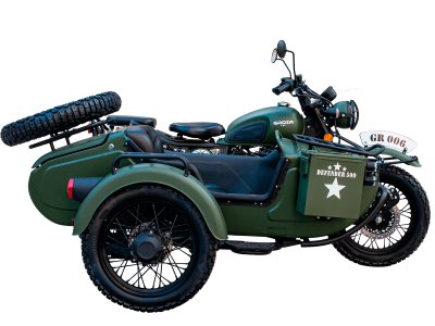 Мотоцикл с коляской GROZA DEFENDER 500 (4T EFI) (2023 г.)