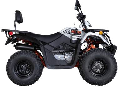 Квадрицикл KAYO AU200 спинка (белый пластик 2024 г.) (ПТС)