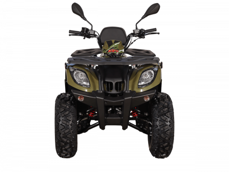 Квадрицикл KAYO AU200 спинка (ЗЕЛЕНЫЙ ХАКИ пластик 2025 г.) (ПТС)