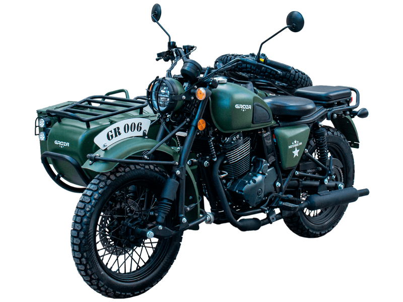 Мотоцикл с коляской GROZA DEFENDER 500 (4T EFI) (2023 г.)