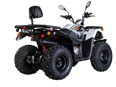 Квадрицикл KAYO AU200 спинка (белый пластик 2024 г.) (ПТС)