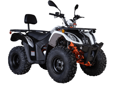 Квадрицикл KAYO AU200 спинка (белый пластик 2024 г.) (ПТС)