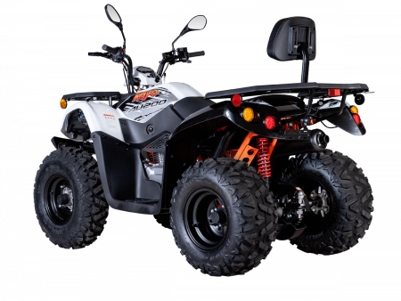 Квадрицикл KAYO AU200 спинка (белый пластик 2024 г.) (ПТС)