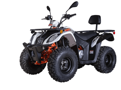 Квадрицикл KAYO AU200 спинка (белый пластик 2024 г.) (ПТС)